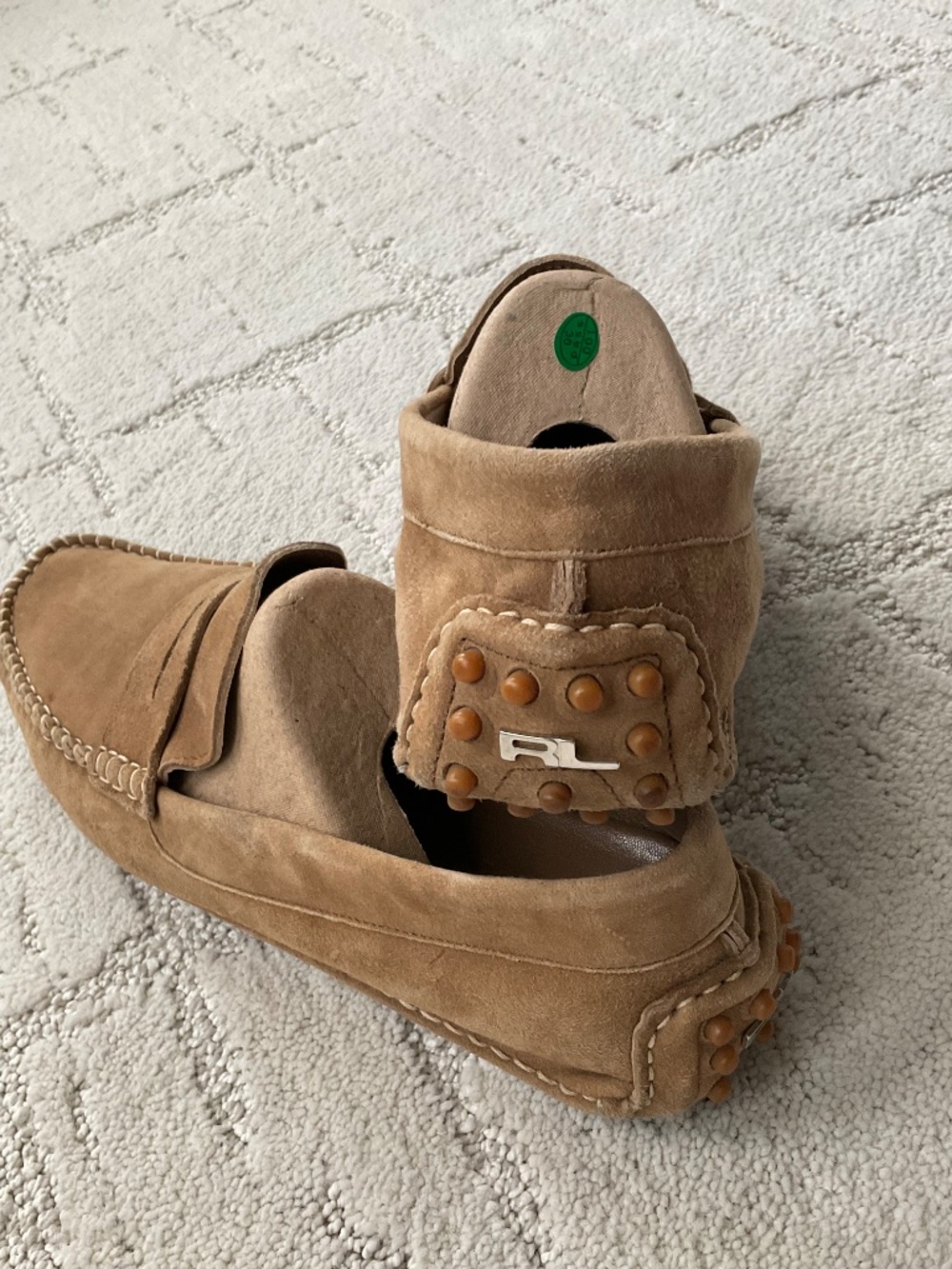 Ralph Lauren suede driver shoes - Picture 3 of 8